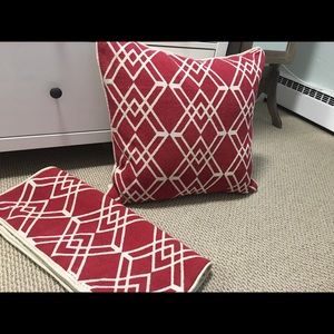 Two 100% cotton pillow covers